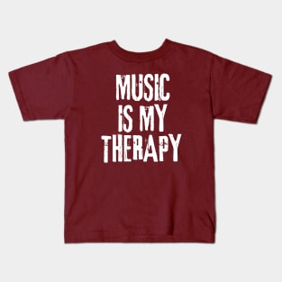 Music Is Therapy Musician Kids T-Shirt